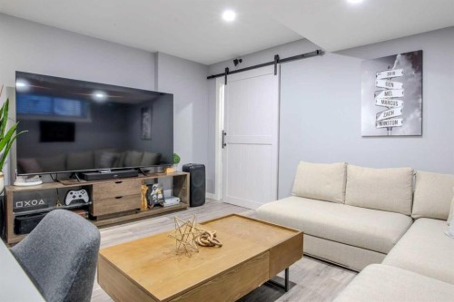 9021 46 Street Ne, Calgary, AB - Indoor Photo Showing Living Room