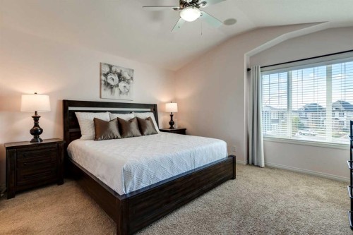 123 Marquis Green Se, Calgary, AB - Indoor Photo Showing Bedroom
