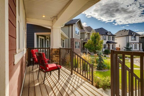 123 Marquis Green Se, Calgary, AB - Outdoor With Deck Patio Veranda