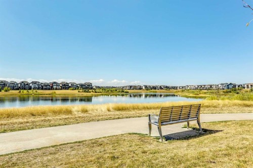 123 Marquis Green Se, Calgary, AB - Outdoor With Body Of Water With View