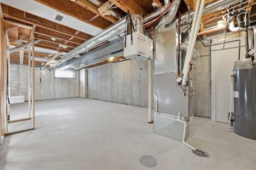 313 Cobblestone Gate Sw, Airdrie, AB - Indoor Photo Showing Basement