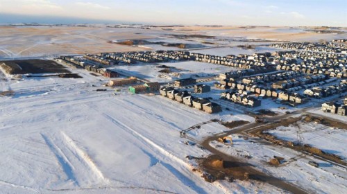 313 Cobblestone Gate Sw, Airdrie, AB - Outdoor With View