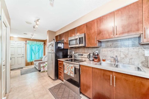 244 Saddlebrook Point Ne, Calgary, AB - Indoor Photo Showing Kitchen With Double Sink