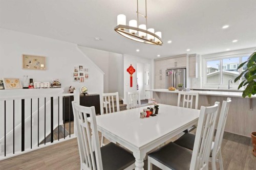 317 Masters Road Se, Calgary, AB - Indoor Photo Showing Dining Room