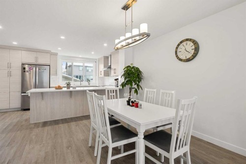 317 Masters Road Se, Calgary, AB - Indoor Photo Showing Dining Room