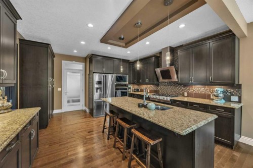 172 Panatella Crescent Nw, Calgary, AB - Indoor Photo Showing Kitchen With Upgraded Kitchen