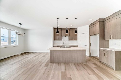 1149 Iron Ridge Avenue, Crossfield, AB - Indoor Photo Showing Kitchen