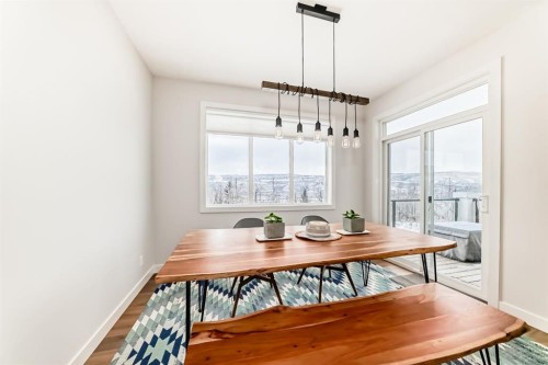 280 Precedence View, Cochrane, AB - Indoor Photo Showing Dining Room