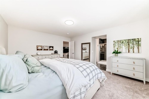 280 Precedence View, Cochrane, AB - Indoor Photo Showing Bedroom