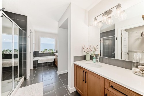 280 Precedence View, Cochrane, AB - Indoor Photo Showing Bathroom