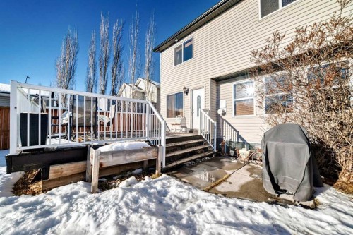 51 Everstone Boulevard Sw, Calgary, AB - Outdoor With Deck Patio Veranda