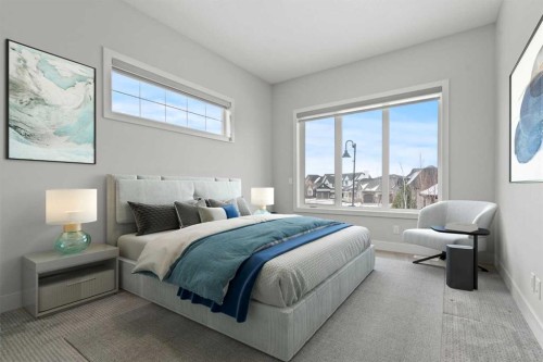 137 Waters Edge Drive, Heritage Pointe, AB - Indoor Photo Showing Bedroom
