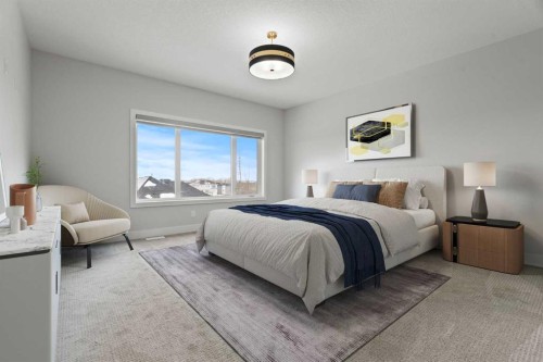 137 Waters Edge Drive, Heritage Pointe, AB - Indoor Photo Showing Bedroom