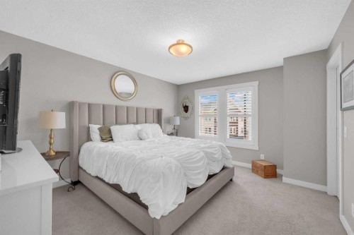 45 Auburn Meadows Way Se, Calgary, AB - Indoor Photo Showing Bedroom