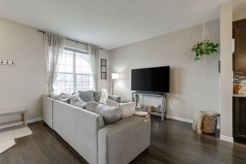 114 Cranford Bay Se, Calgary, AB - Indoor Photo Showing Living Room