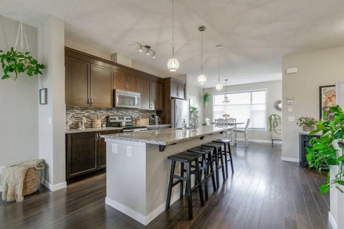114 Cranford Bay Se, Calgary, AB - Indoor Photo Showing Kitchen With Upgraded Kitchen