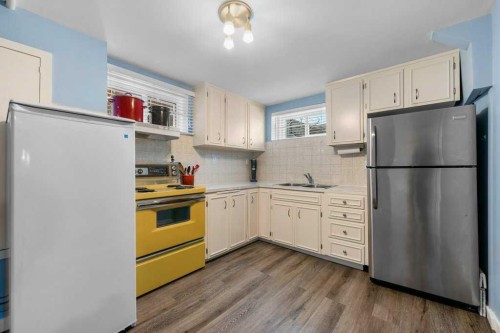 1131 15 Avenue Ne, Calgary, AB - Indoor Photo Showing Kitchen With Double Sink