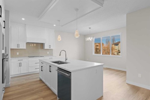 210 Monterey, High River, AB - Indoor Photo Showing Kitchen With Double Sink With Upgraded Kitchen