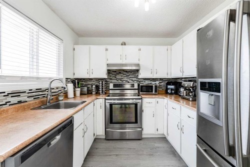119 Falton Way Ne, Calgary, AB - Indoor Photo Showing Kitchen With Stainless Steel Kitchen