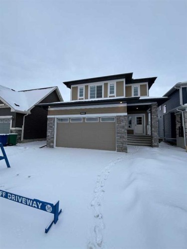 342 Baywater Common Sw, Airdrie, AB - Outdoor With Facade
