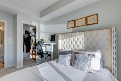 2307-42 Cranbrook Gardens Se, Calgary, AB - Indoor Photo Showing Bedroom