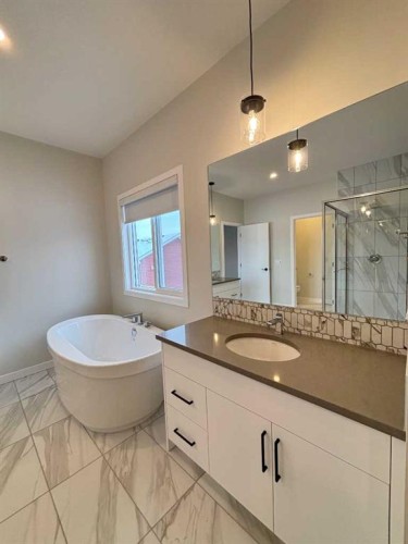 2762 Baywater Landing, Airdrie, AB - Indoor Photo Showing Bathroom