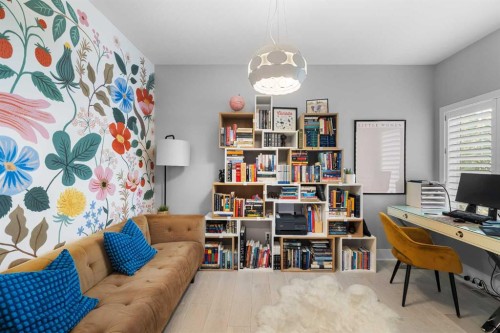 13 Royal Birch Park Nw, Calgary, AB - Indoor Photo Showing Office