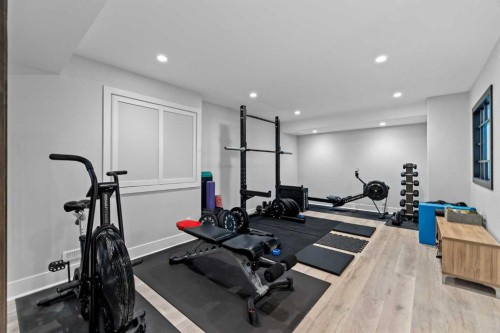 13 Royal Birch Park Nw, Calgary, AB - Indoor Photo Showing Gym Room