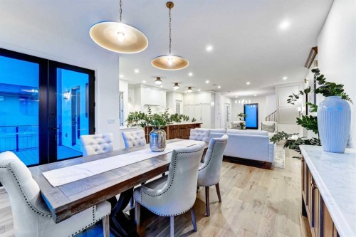 1936 31 Avenue Sw, Calgary, AB - Indoor Photo Showing Dining Room