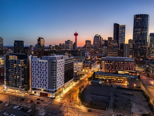 1403-615 6 Avenue Se, Calgary, AB - Outdoor With View