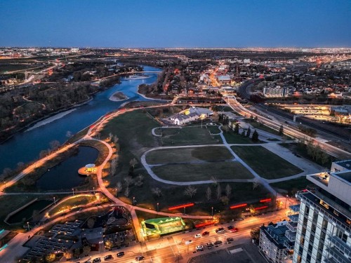 1403-615 6 Avenue Se, Calgary, AB - Outdoor With View