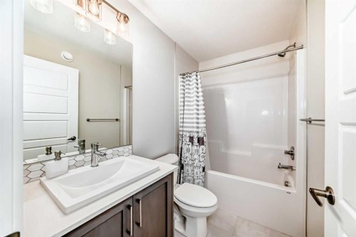 934 Cobblemore Common Sw, Airdrie, AB - Indoor Photo Showing Bathroom