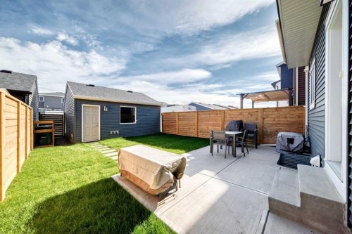 934 Cobblemore Common Sw, Airdrie, AB - Outdoor With Deck Patio Veranda With Exterior