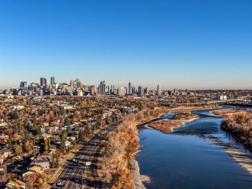 528 31 Street Nw, Calgary, AB - Outdoor With Body Of Water With View