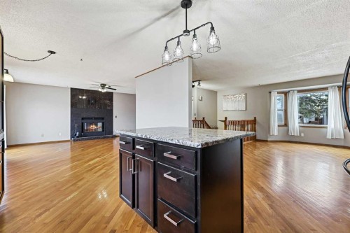 128 Ventura Way Ne, Calgary, AB - Indoor With Fireplace