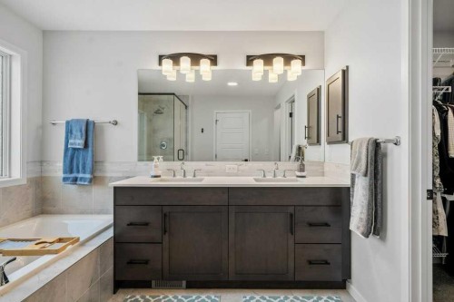 102 Creekside Way Sw, Calgary, AB - Indoor Photo Showing Bathroom