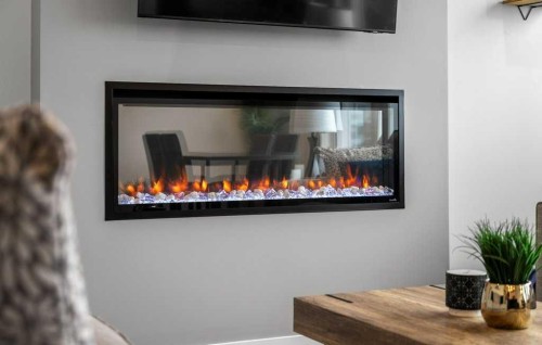 102 Creekside Way Sw, Calgary, AB - Indoor Photo Showing Other Room With Fireplace