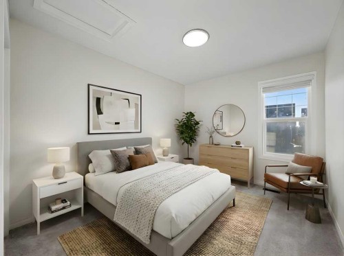 104 Masters Link Se, Calgary, AB - Indoor Photo Showing Bedroom