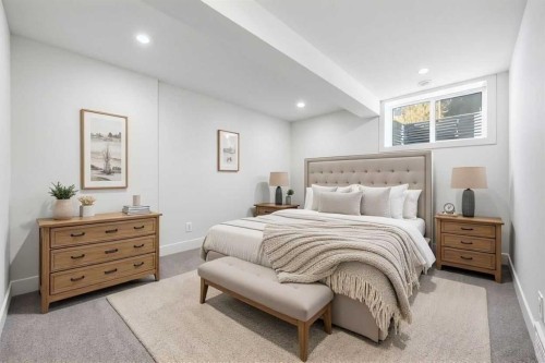 1016 Mapleglade Drive Se, Calgary, AB - Indoor Photo Showing Bedroom
