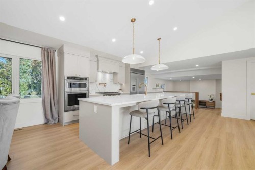 1016 Mapleglade Drive Se, Calgary, AB - Indoor Photo Showing Kitchen With Upgraded Kitchen