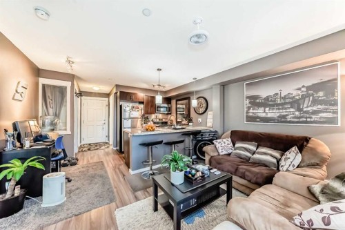 1303-279 Copperpond Common Se, Calgary, AB - Indoor Photo Showing Living Room