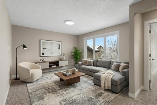 169 Aspen Hills Way Sw, Calgary, AB - Indoor Photo Showing Living Room