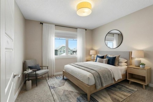 169 Aspen Hills Way Sw, Calgary, AB - Indoor Photo Showing Bedroom