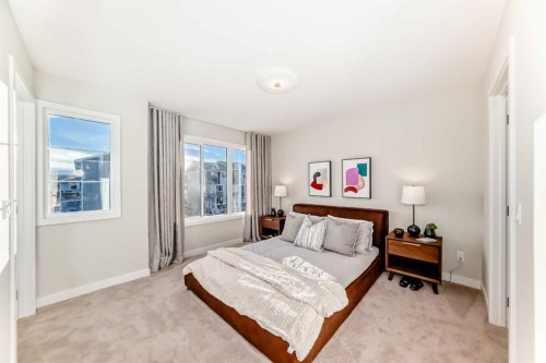 62 Clydesdale Avenue, Cochrane, AB - Indoor Photo Showing Bedroom