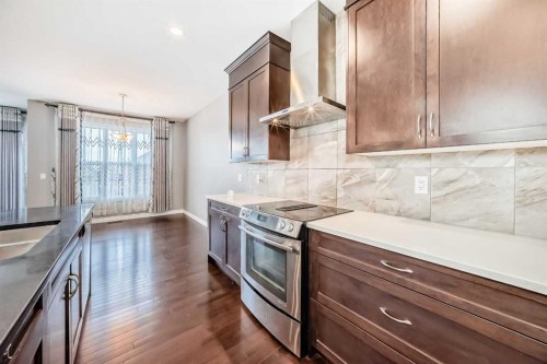 88 Nolanhurst Crescent Nw, Calgary, AB - Indoor Photo Showing Kitchen With Stainless Steel Kitchen With Upgraded Kitchen
