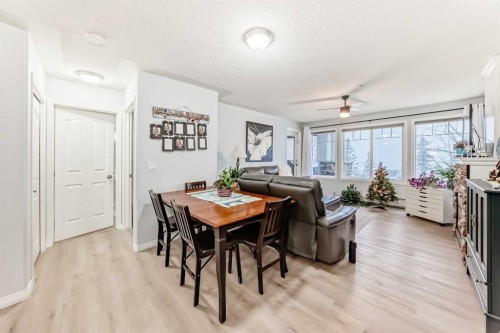 107-345 Rocky Vista Park Nw, Calgary, AB - Indoor Photo Showing Dining Room
