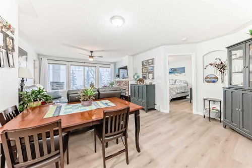 107-345 Rocky Vista Park Nw, Calgary, AB - Indoor Photo Showing Dining Room