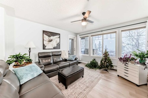 107-345 Rocky Vista Park Nw, Calgary, AB - Indoor Photo Showing Living Room