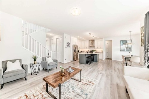 257 Carrington Way Nw, Calgary, AB - Indoor Photo Showing Living Room