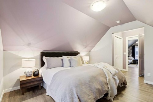 98 Magnolia Square Se, Calgary, AB - Indoor Photo Showing Bedroom